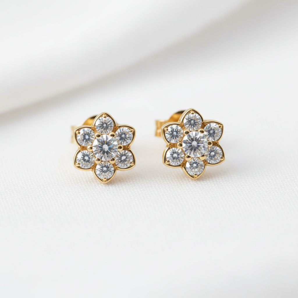 Jewelry stud earrings